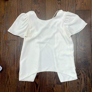 Bebe white blouse